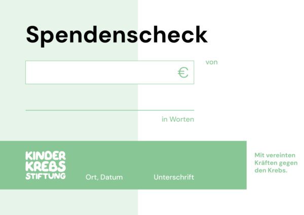 Kinderkrebsstiftung Spendenscheck – Bild 3