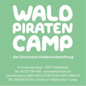 Aufkleber "Waldpiraten" des Waldpiraten-Camps
