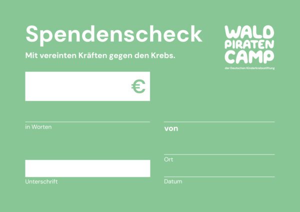Waldpiraten-Camp Spendenscheck – Bild 2