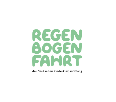 Logo Regenbogenfahrt der Deutschen Kinderkrebsstiftung
