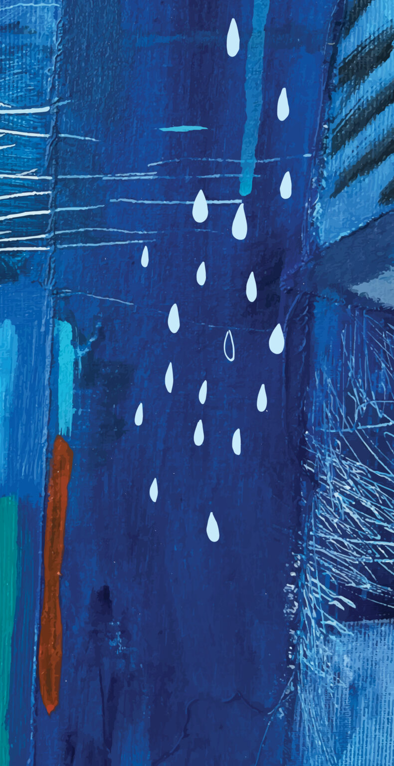 Gemaltes Bild zum Thema Trauer